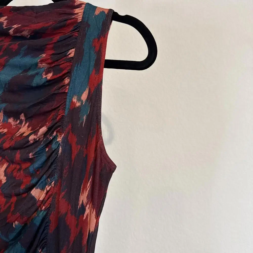 Ulla Johnson Printed Sleeveless Livia Dress w/ Side Ruching (Sz: P or 00/0) $520 - Picture 8 of 14